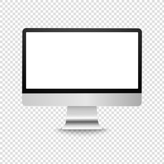 Leinwandbilder - Computer display with blank screen. PC monitor