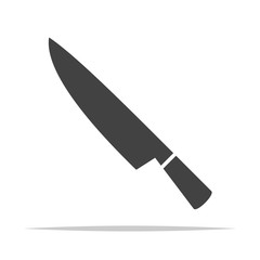 Wall Mural - kitchen knife icon vector isolated