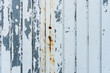 © Marta - Metal aged door. Cracked white paint. Rusty lock.