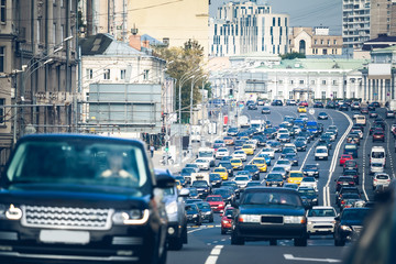 Rush hour in Moscow