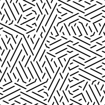 Seamless pattern with oblique black segments