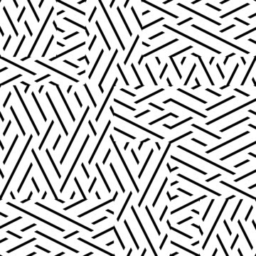 Seamless pattern with oblique black segments