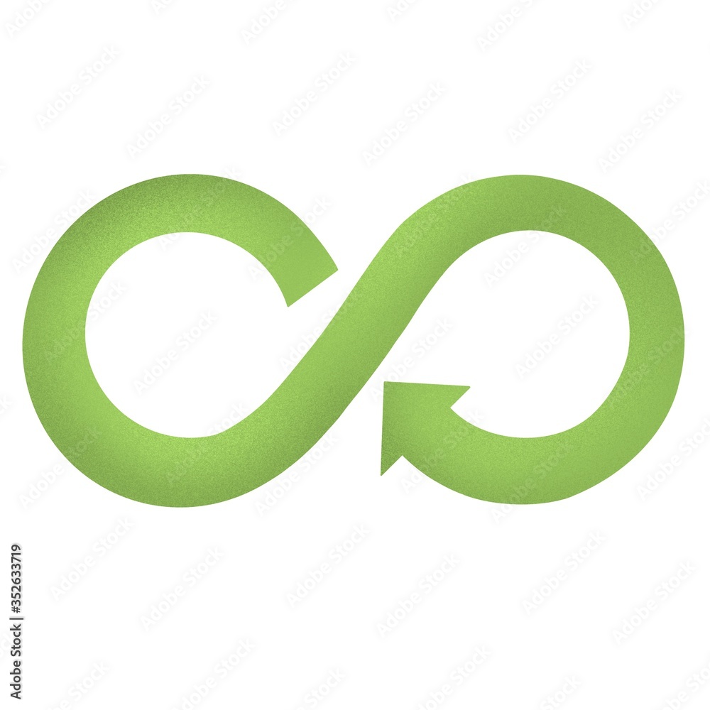 Responsible Development Icon circular economy symbol. Sustainable development and responsible ...