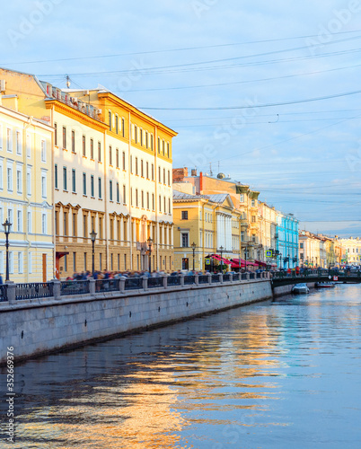 Downtown street canal, Sain...