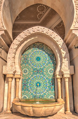 Canvas Print - Hassan II Mosque in Casablanca, Morocco