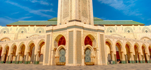 Hassan II Mosque in Casablanca, Morocco