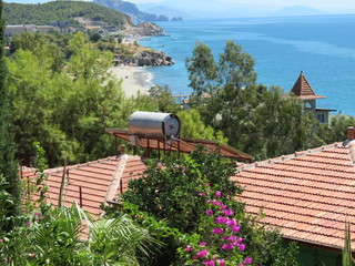 Turkish coast, view from the hill