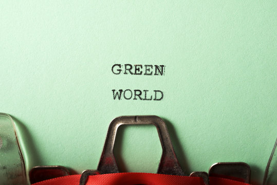 Green world text