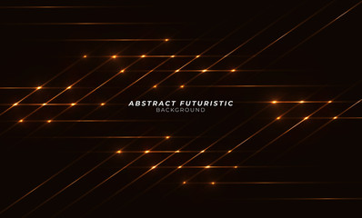 Wall Mural - Abstract gold laser beams. Isolated on transparent black background. Abstract futuristic art wallpaper. Vector illustration.