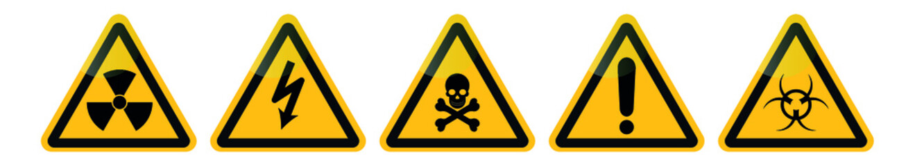 Poster - high voltage warning sign