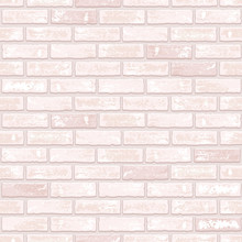 Pastel Pink Brick Wall