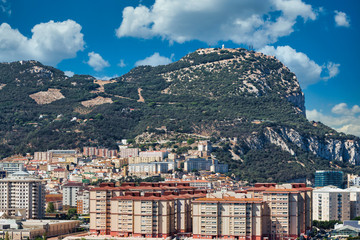 Wall Mural - View of Gibraltar from the Sea