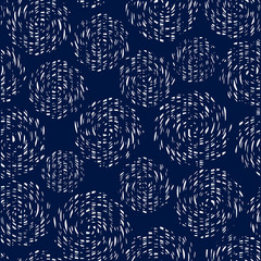 Poster - Stylish abstract monochrome seamless pattern. Repeating casual design. Contemporary background. Backdrop for fabric, wallpaper, wrapping paper, gift wrapper, packaging, interior, prints. Vector