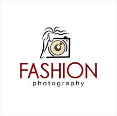 Wall Mural - Fashion  photography logo template