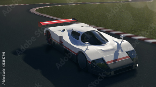 Fotomural F1 racing. 24 hours of le mans.