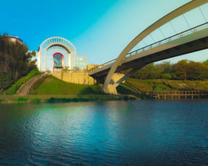 bridge over the river