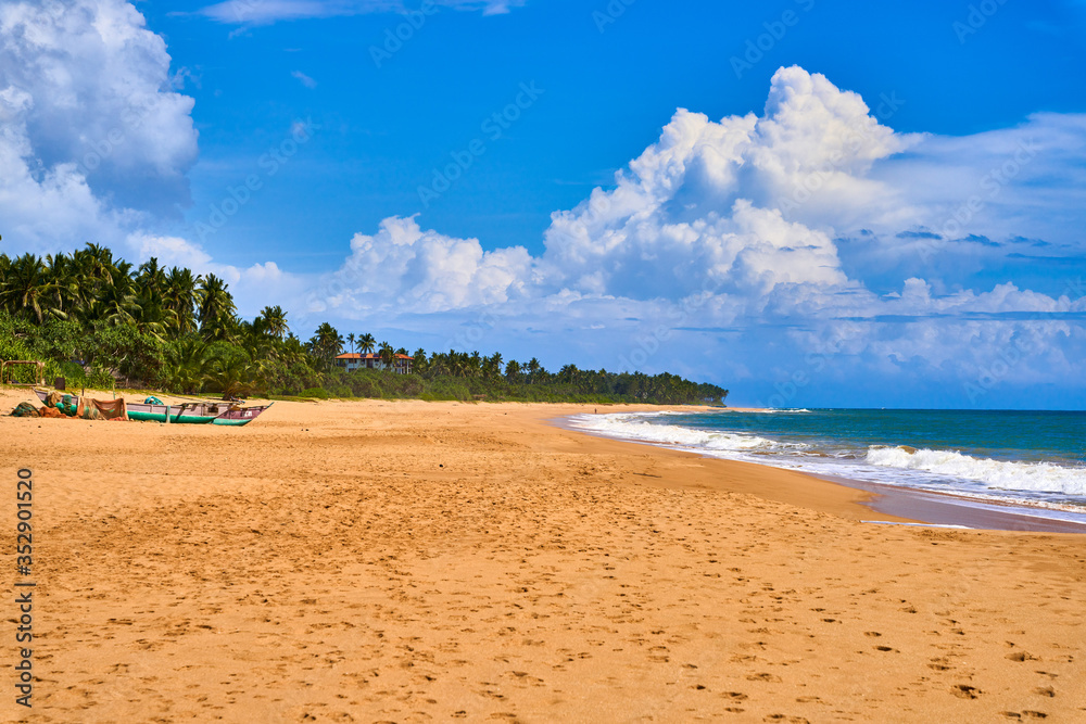 Tangalle Beach Sri Lanka Ceylon - obrazy, fototapety, plakaty 