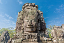 The Faces Of The Bayon Temple, Siem Reap, Cambodia