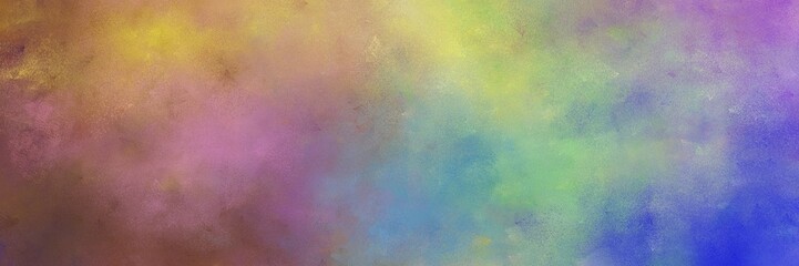 Poster - beautiful abstract painting background texture with gray gray, brown and royal blue colors and space for text or image. can be used as header or banner