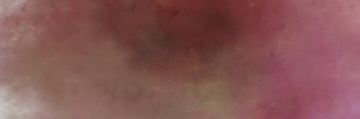 Aufkleber - beautiful pastel brown, ash gray and rosy brown colored vintage abstract painted background with space for text or image. can be used as horizontal background texture