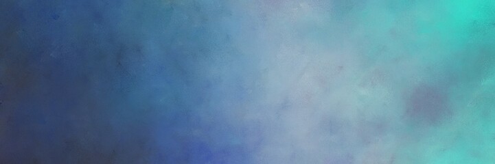 Poster - beautiful abstract painting background texture with cadet blue and dark slate gray colors and space for text or image. can be used as postcard or poster