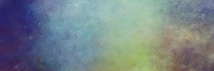 Poster - beautiful abstract painting background texture with dark sea green, light slate gray and very dark violet colors and space for text or image. can be used as horizontal background texture