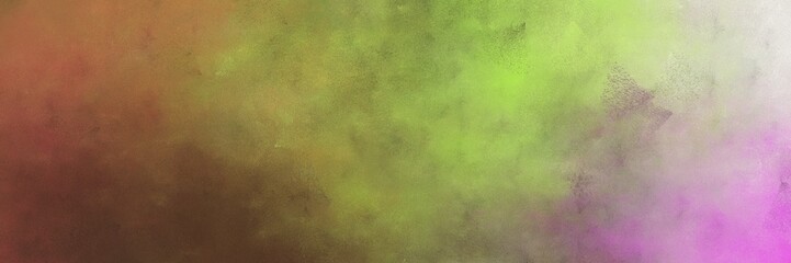Poster - beautiful abstract painting background texture with pastel brown, thistle and dark khaki colors and space for text or image. can be used as horizontal header or banner orientation