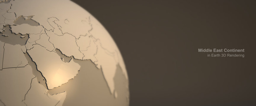 3d rendering continent in earth. earth rendering graphic background. 