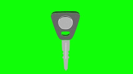 Poster - car starter hand drawn animation green screen. explanatory icons for video editing
