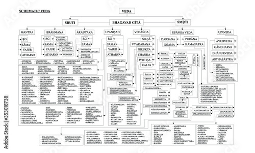 Fotografía Illustration vector graphic of Schematic Vedas