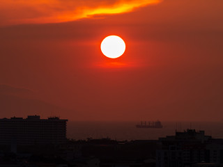 Wall Mural - Sunset at the Manila Bay