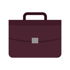 Poster - briefcase business on white background vector illustration design