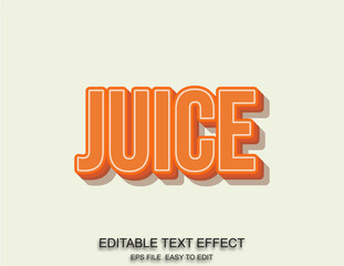 Editable text effect style, easy to change