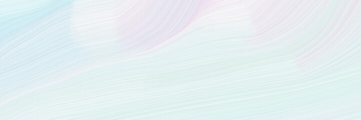 Poster - creative banner with lavender, white smoke and light gray color. elegant curvy swirl waves background design