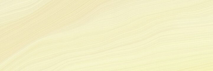 Poster - landscape orientation graphic with waves. abstract waves design with blanched almond, bisque and light golden rod yellow color