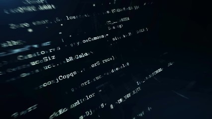 blue binary code