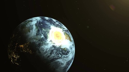 Wall Mural - earth destruction