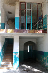 Wall Mural - Details of abandoned building