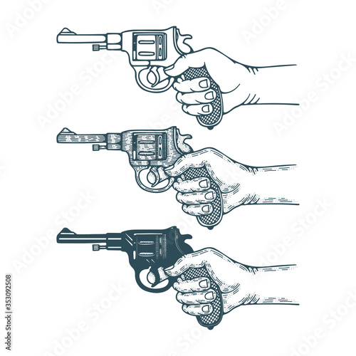 Hand Holding Gun Drawings : Pin On Drawing Poses And Shadows, This