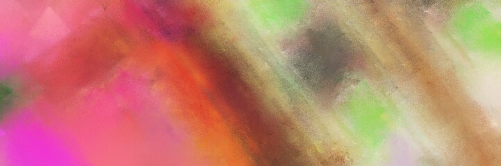 Poster - abstract colorful diagonal background with lines and indian red, tan and pastel magenta colors. can be used as poster, background or banner