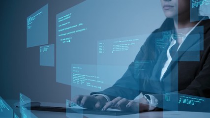 Aufkleber - Computer programmer concept. System engineer. Network security.