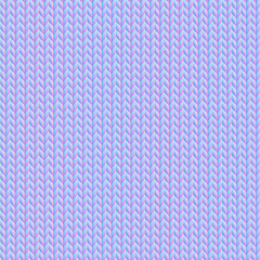3D illustration - The background of the knit material. Normal map texture. And complete seamless pattern.