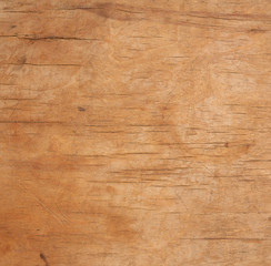 Wall Mural - texture of a old brown wooden cutting board