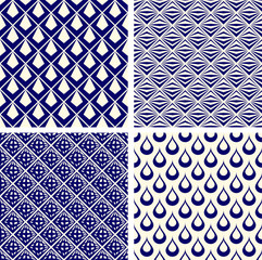 set of seamless geometric pattern with geometric shapes,Fabric pattern,Tile pattern,Carpet pattern,Wallpaper pattern