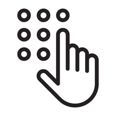 Code lock icon