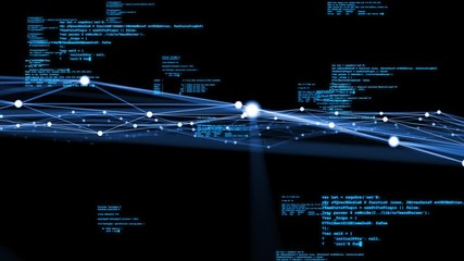 Poster - Communication network concept. IoT (Internet of Things). Telecommunication.