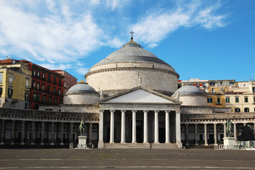 Poster - The church of San Francesco di Paola, Naples, Italy