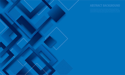 Wall Mural - modern blue square gradient trendy background vector illustration EPS10