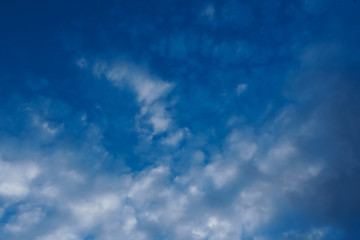 Wall Mural - Clouds on the blue sky background