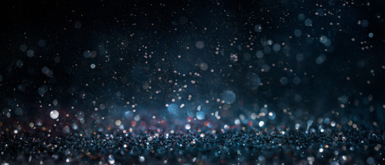 Christmas and New Year holidays glitter bokeh background